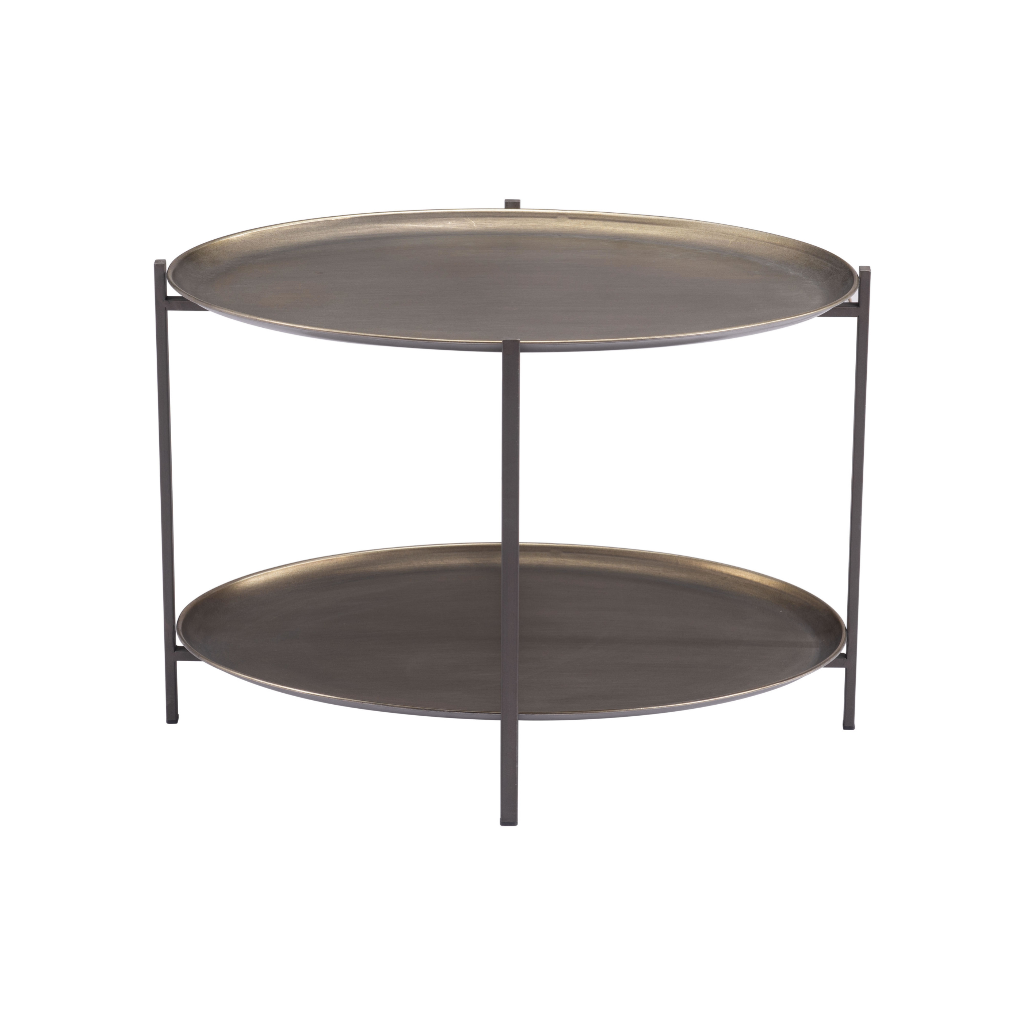 Mesa de Centro Bronson vista frontal sobre fondo blanco