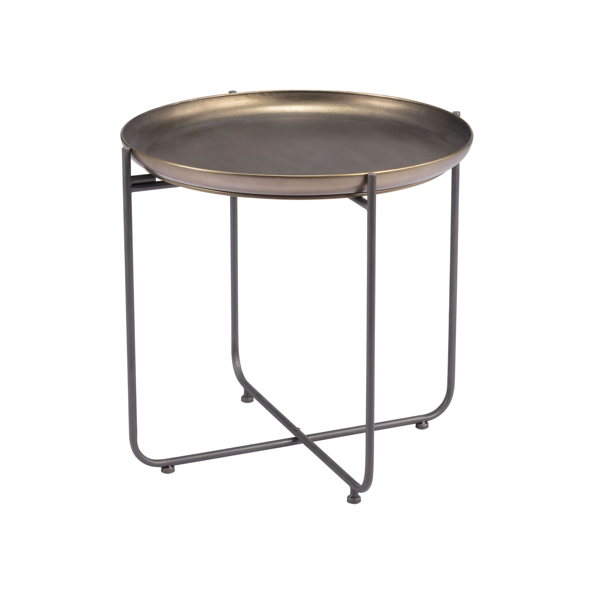 Mesa Lateral Bronson vista lateral en ángulo izquierdo