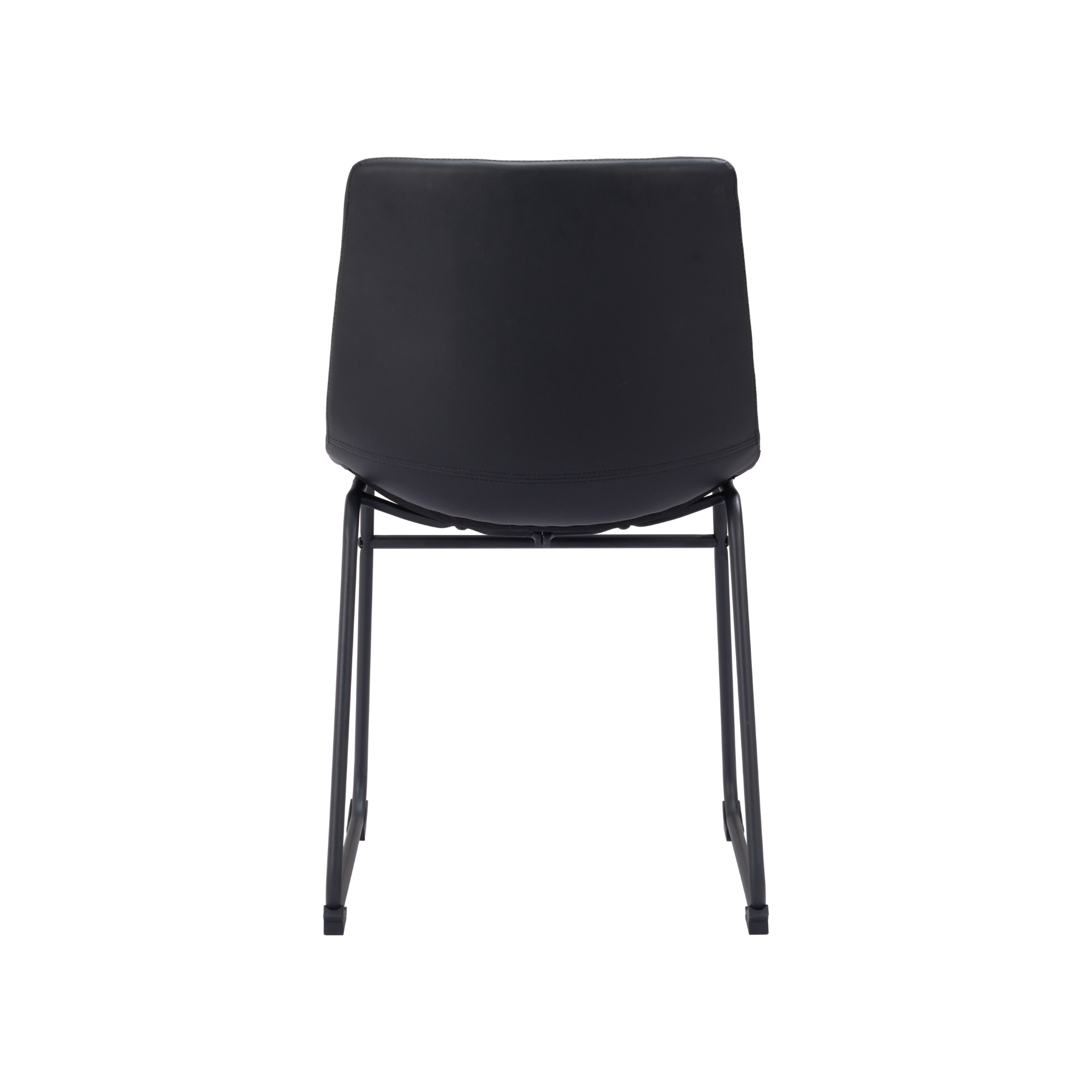 Vista trasera de la Silla Varo con estructura metálica tipo trineo