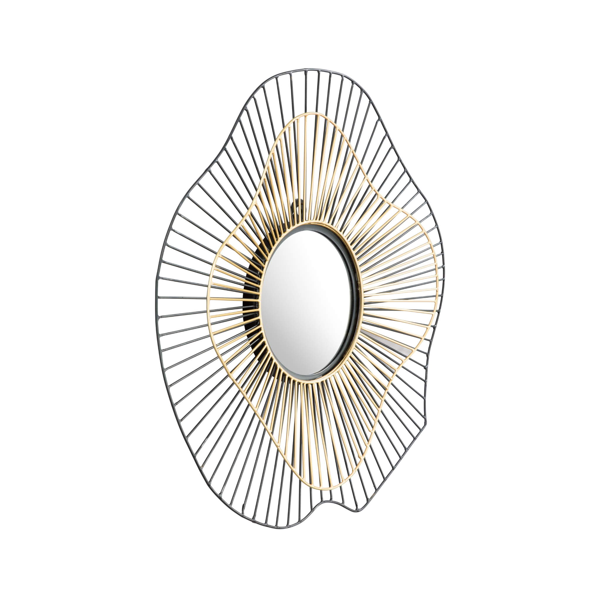 Vista lateral del Espejo Comet destacando su volumen orgánico