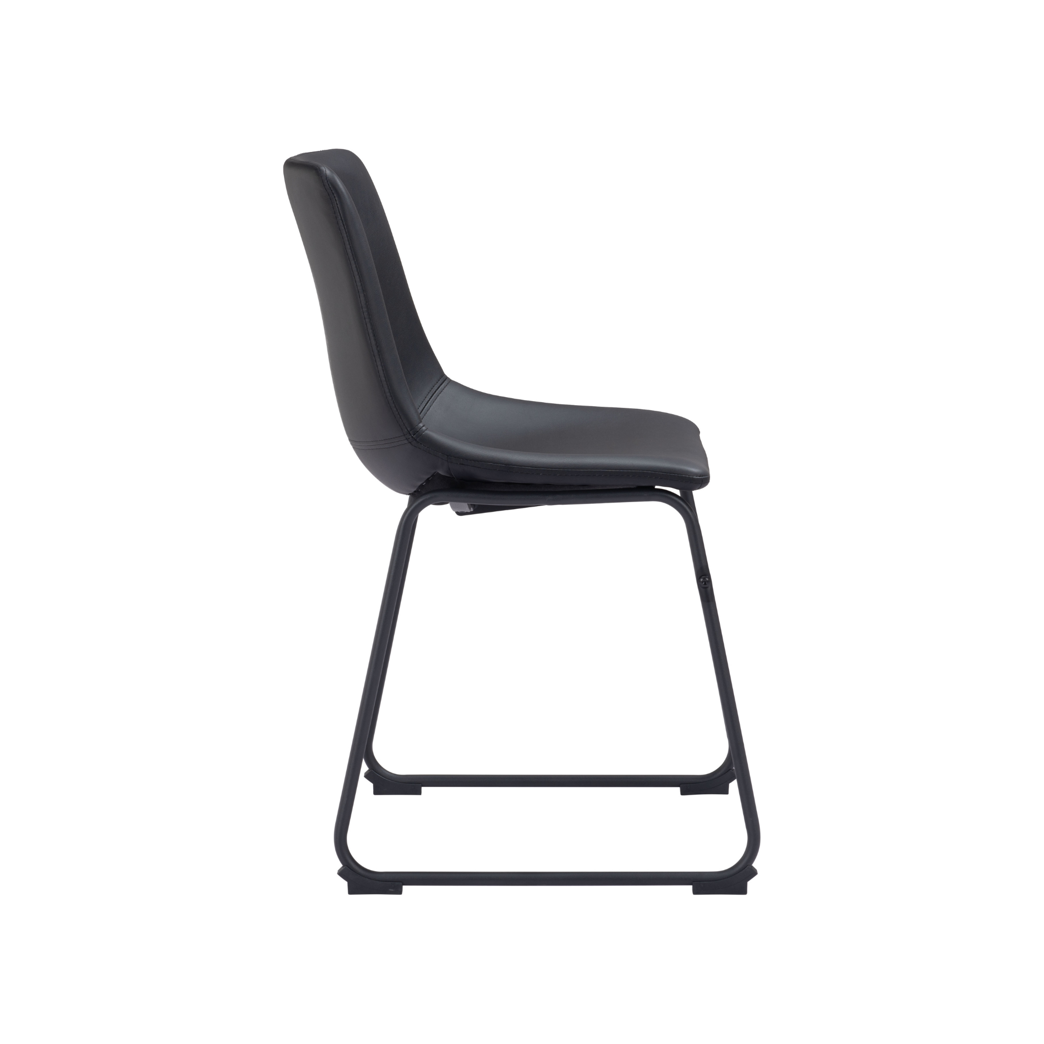 Vista lateral de la Silla Varo mostrando su silueta ligera y diseño ergonómico